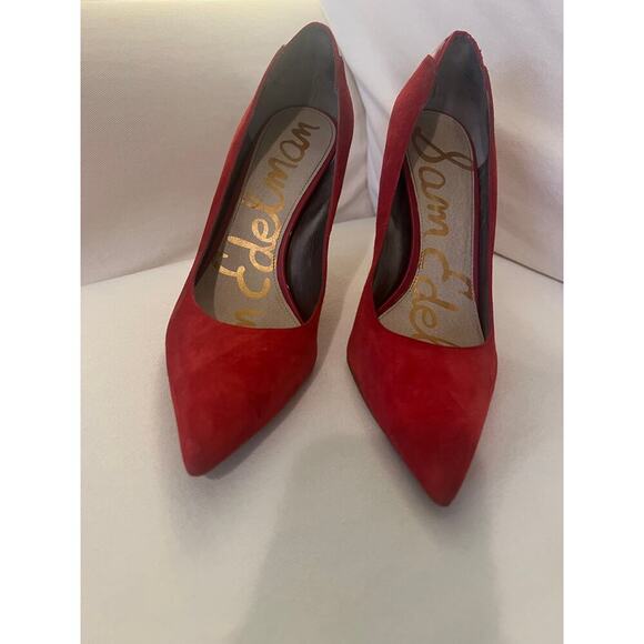 Sam Edelman Dea Suede Heels - Picture 1 of 8